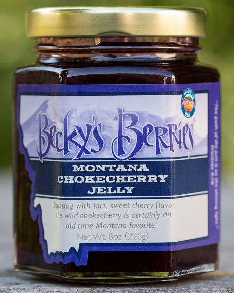 Becky's Berries Montana Wild Chokecherry Jelly 8oz