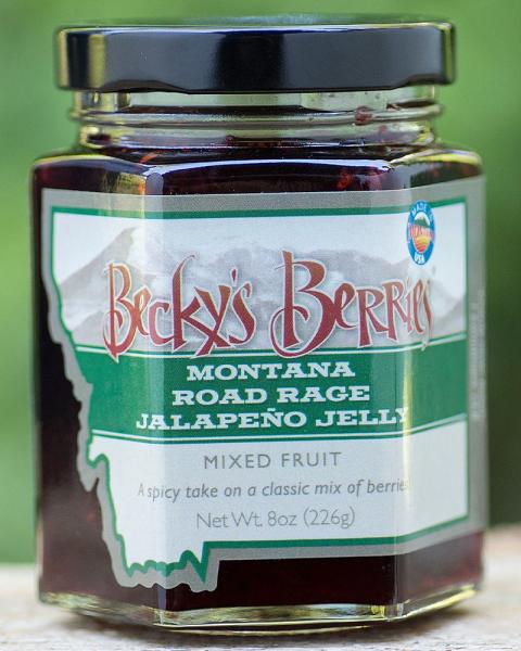 Becky's Berries Montana Road Rage Jalapeno Pepper Jelly