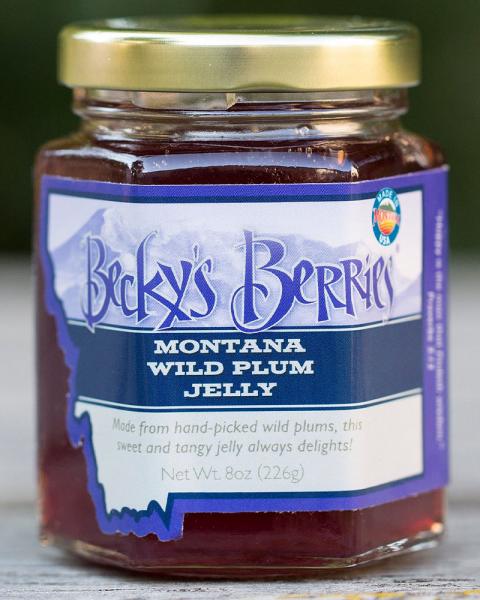 Becky's Berries Montana Wild Plum Jelly 8oz