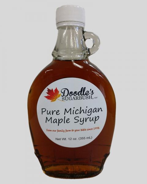 Maple Sryup 16oz Glass Bottle