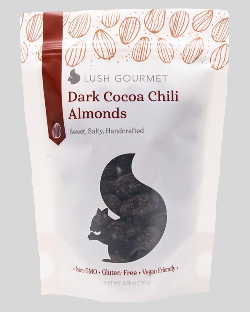 Lush Gourmet Dark Cocoa Chili Almonds