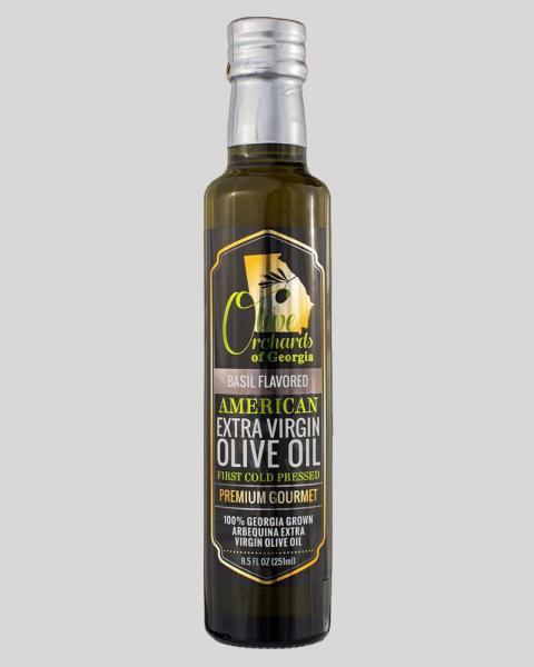 Olive Orchards of Georgia Extra Virgin Olive Oil Basil 8.5oz