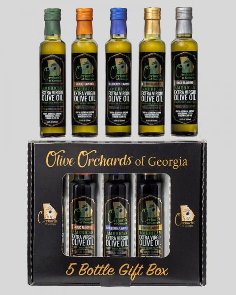 Olive Orchards of Georgia Extra Virgin Olive Oil Gift Pack 5pc