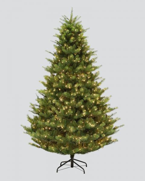 6.5' Glendale Spruce With 1000 Dual Color LED Lights