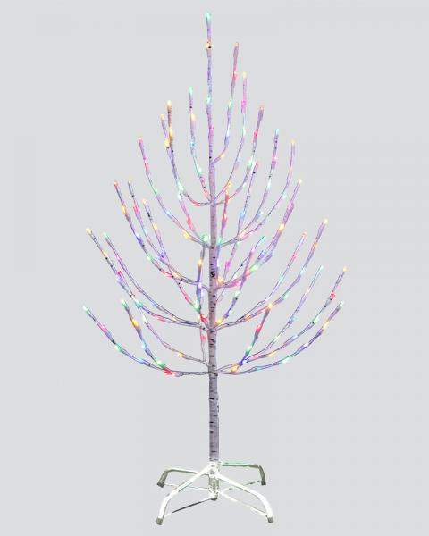 Birch Twig Tree 3' With Multi LED Lights