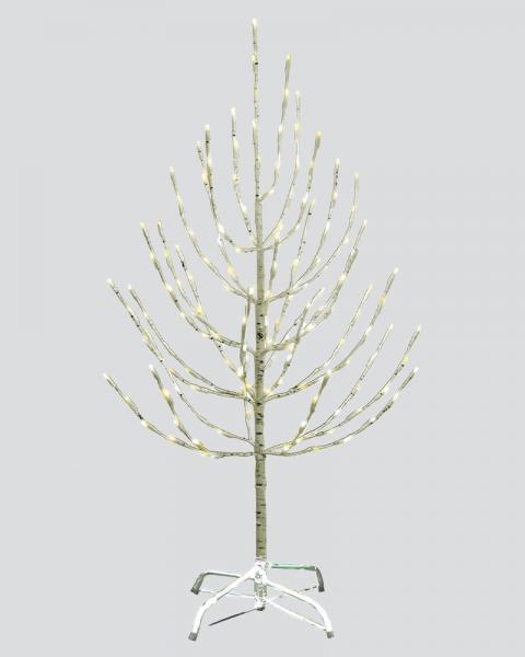 Birch Twig Tree 4' With Warm White LED Lights