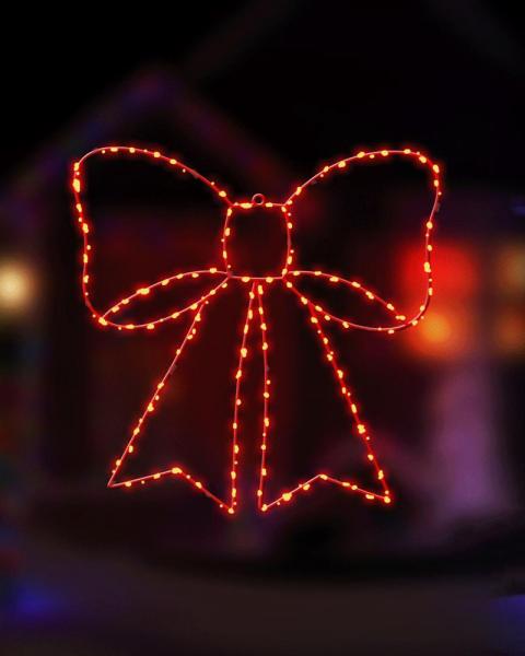 Classic bow 24" With Red LED Lights