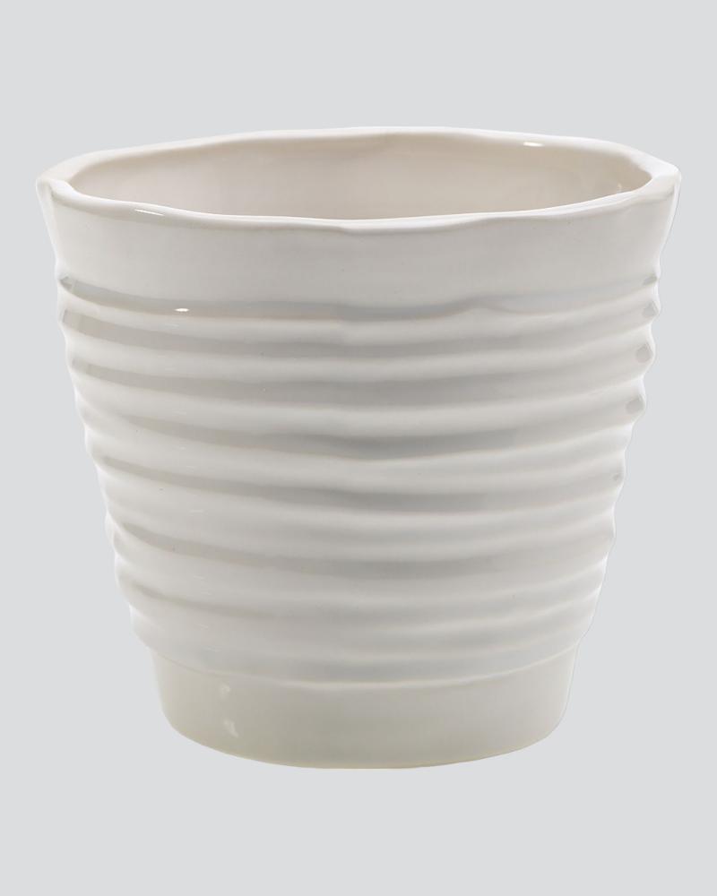 Format Pot 5.25x4.75" White