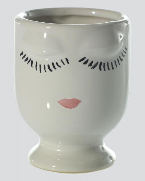 Celfie Vase 3.5" White