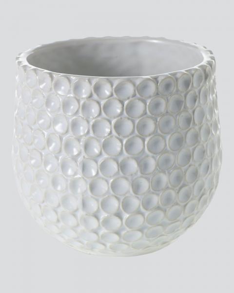 Ginny Pot 4.75x4.5" White