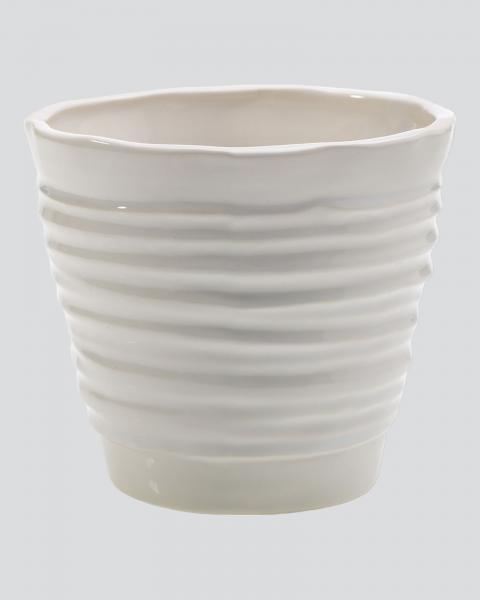 Format Pot 5.25x4.75" White