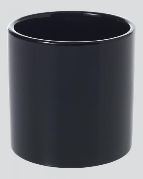Cercle Pot 4.25" Shiny Black