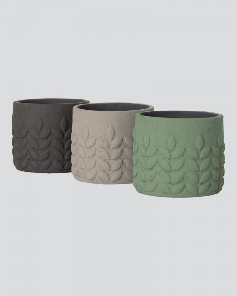 Modern Leaf Pot 5.25" Assorted