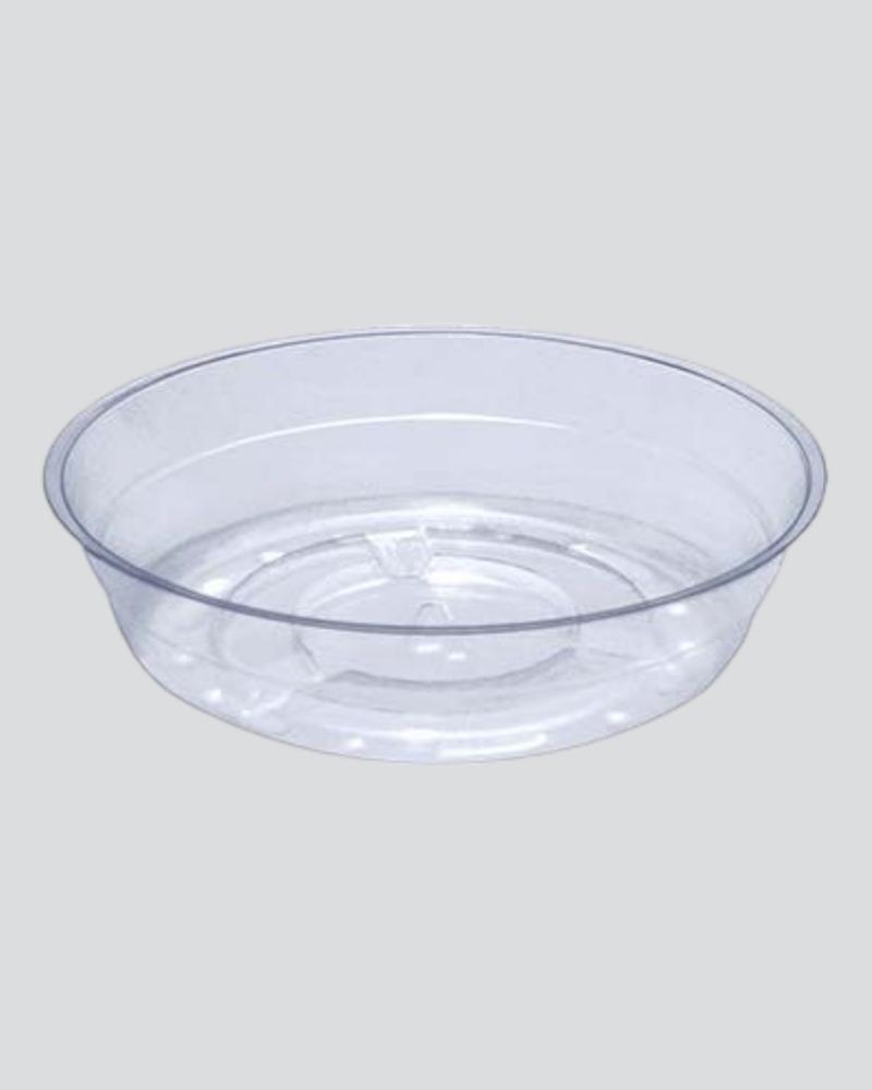 Saucer 4" Low-cut Vinyl Clear