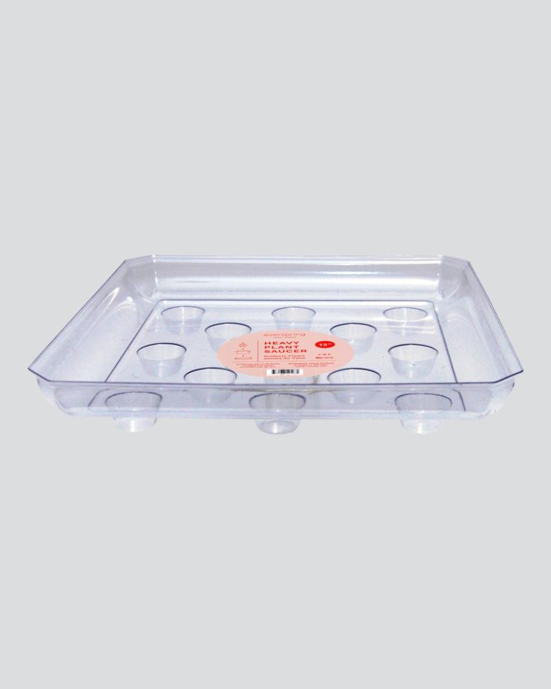 Curtis 12" Clear Square Saucer