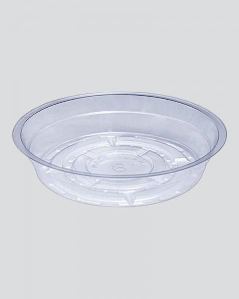 Saucer 6" Low-cut Vinyl Clear