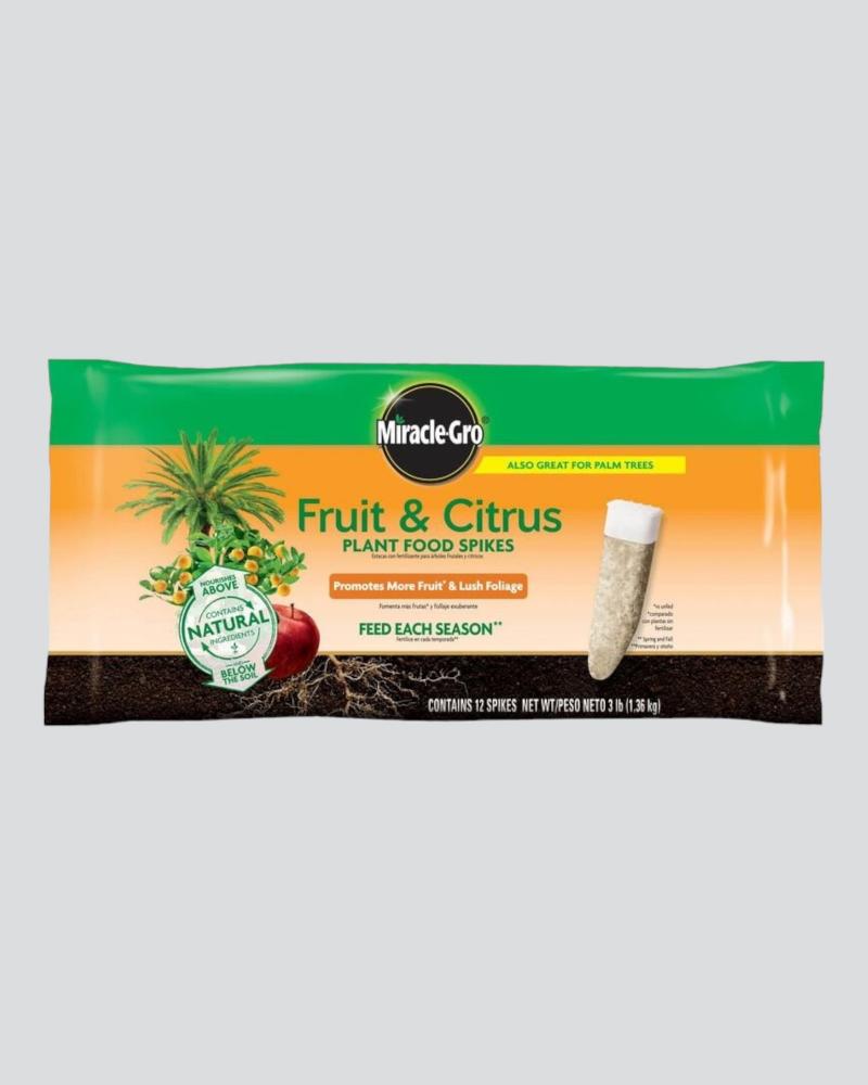 Miracle Gro Fruit & Citrus Spikes 12 Pack
