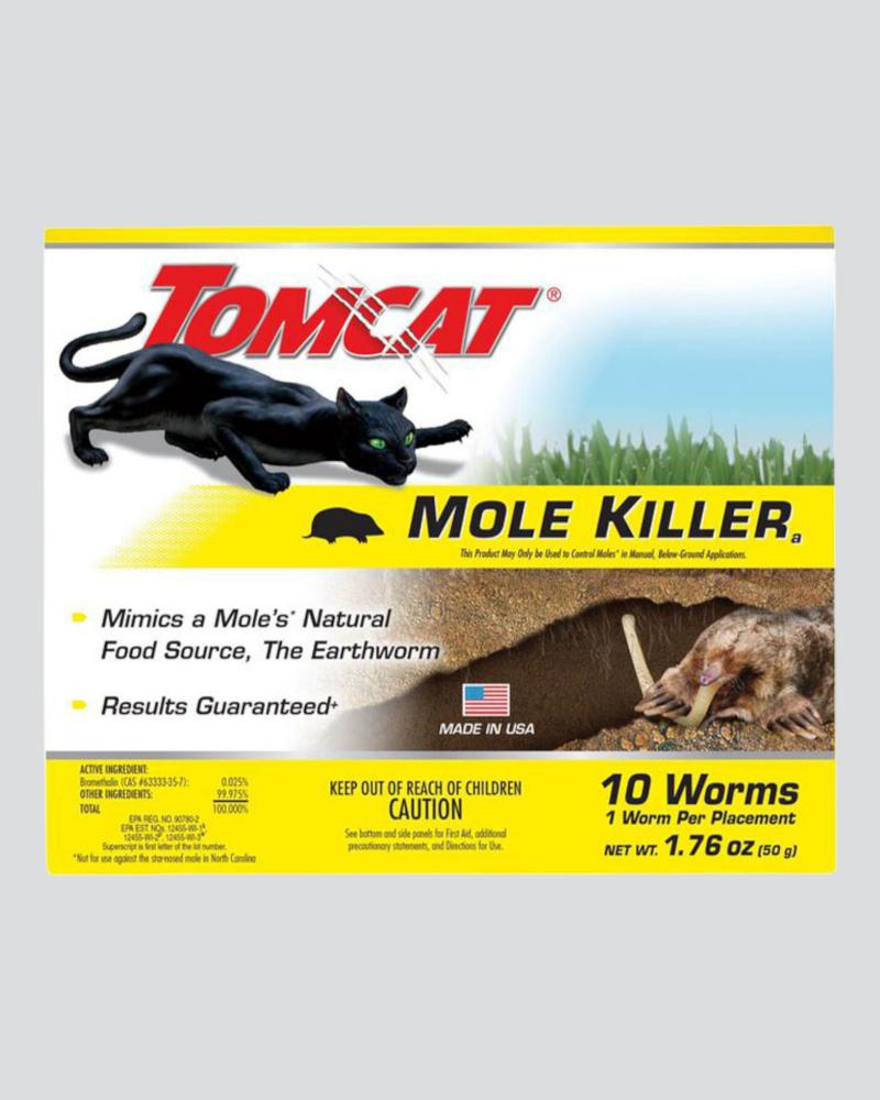 Tomcat Mole Killer Worm Formula 10 Worms