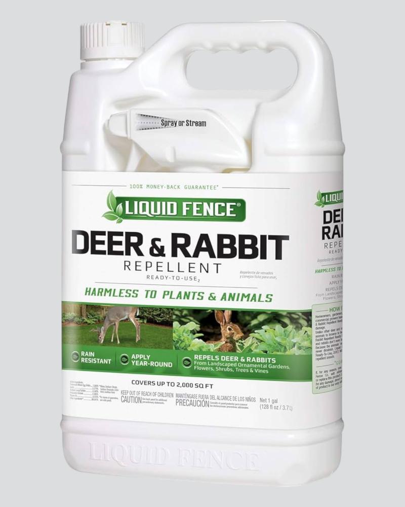 Liquid Fence Deer & Rabbit Repellent 1 Gallon Ready To Use