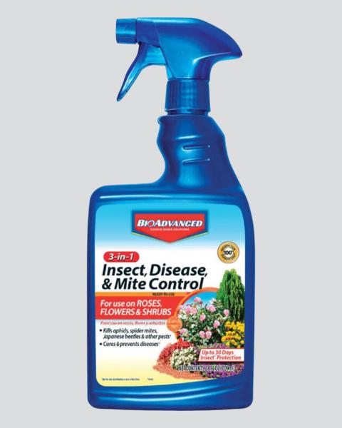 Bioadvanced 3-In-1 Insect, Disease, & Mite Control 24oz Ready To Use