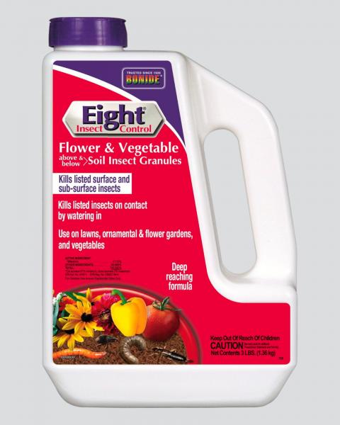 Bonide Eight Flower & Vegetable Insect Control 3lb Granules