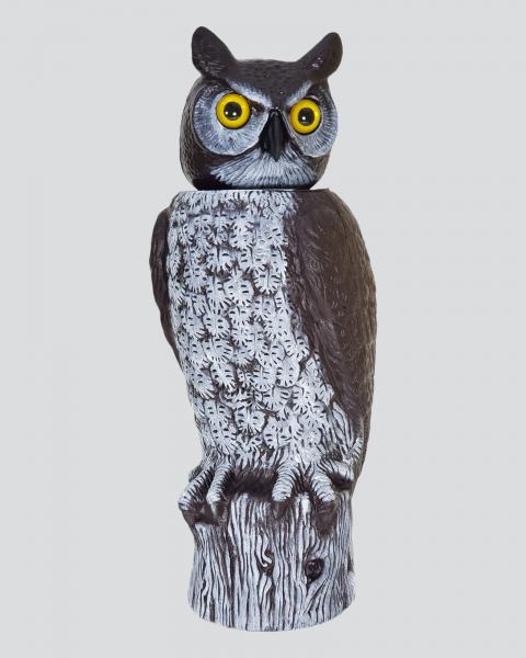 Dalen Natural Enemy Rotating-Head Owl Scarecrow 19"