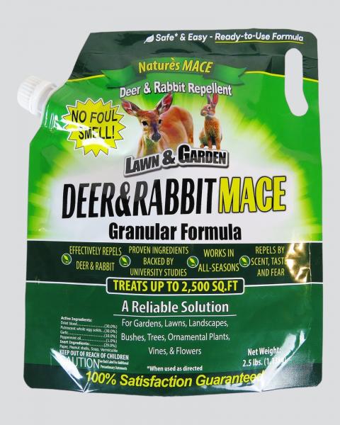 Nature's Mace Deer & Rabbit Repellent 2.5lb Granules