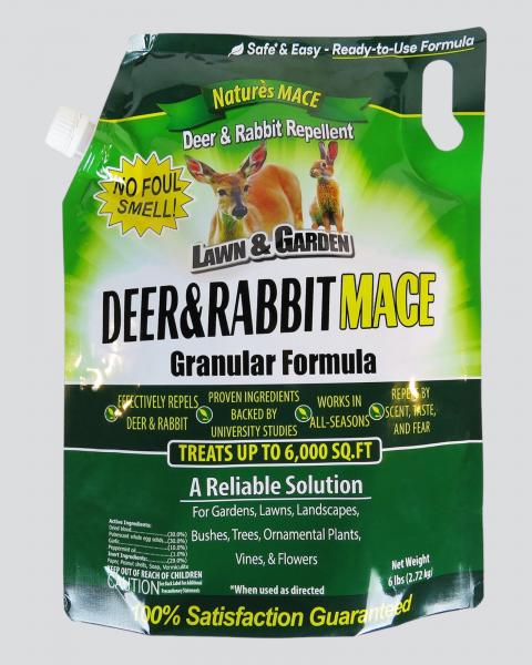 Nature's Mace Deer & Rabbit Repellent 6lb Granules