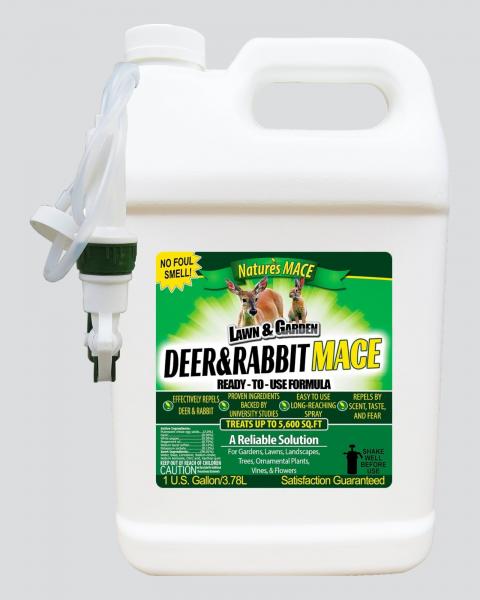 Nature's Mace Deer & Rabbit Repellent 1 Gallon Ready To Use