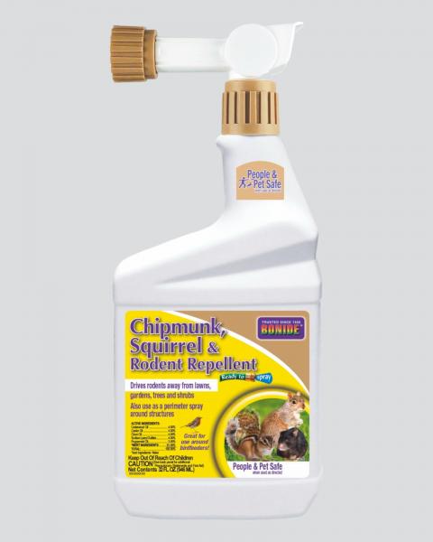 Bonide Chipmunk, Squirrel & Rodent Repellent 32oz Ready To Spray