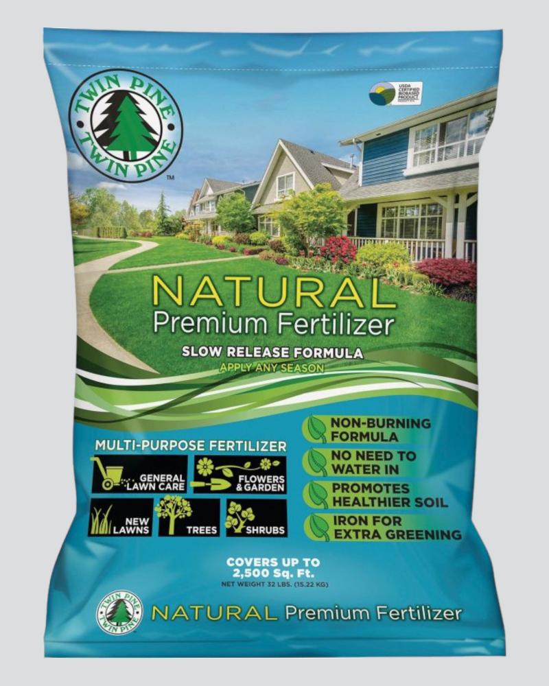 Twin Pine Natural Fertilizer 2,500 Sq Ft