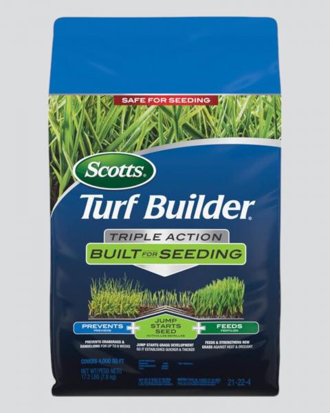 Scotts Turf Builder Triple Action Built For Seeding 4,000 Sq Ft