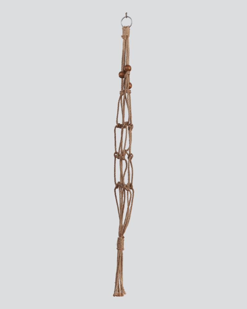 Macrame Hanger 30" Natural Jute