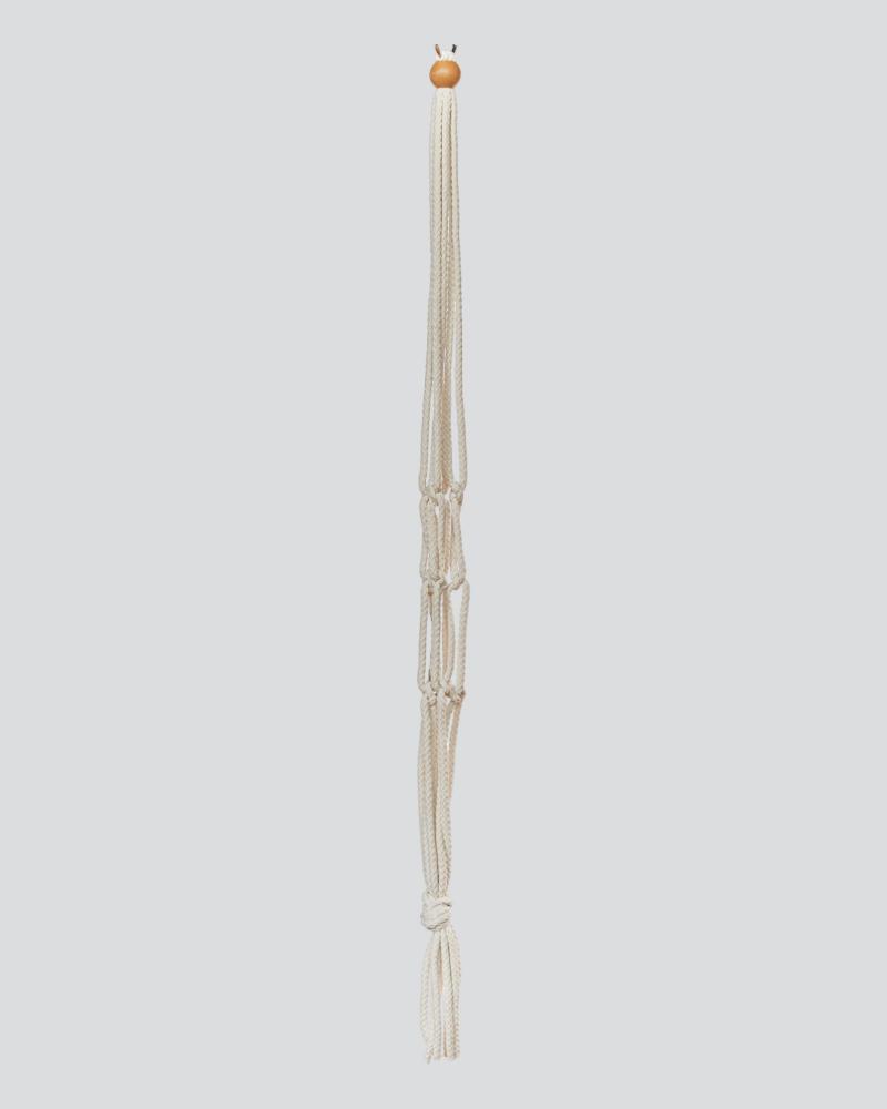 Macrame Hanger 30" Ant White
