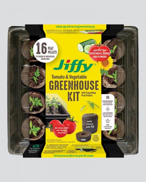 Jiffy Greenhouse Kit 16 Cell