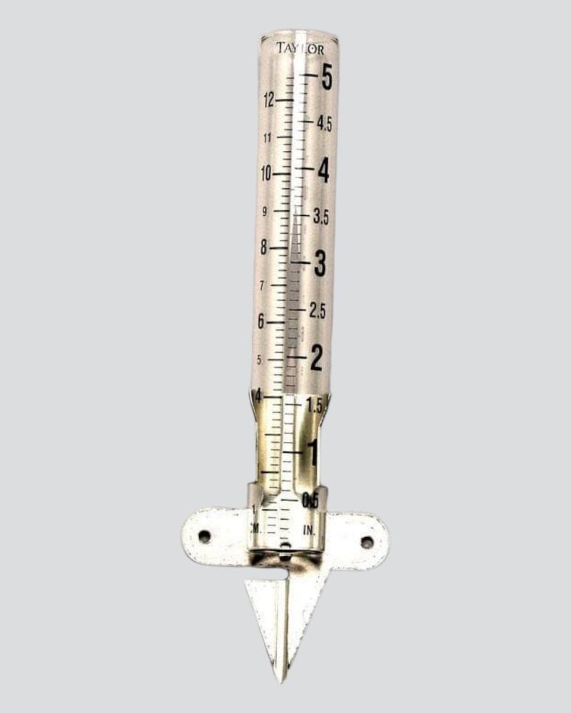 Taylor Glass Rain Gauge 5"