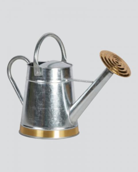 Terra Verde Galvanized Watering Can 1 Gallon Tapered