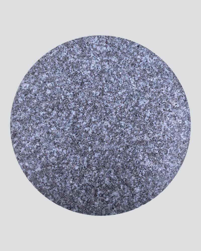 Round Flamed Granite Stepping Stone 16"