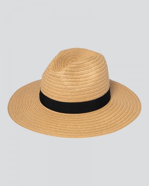 Women's Braided Fedora Tobacco