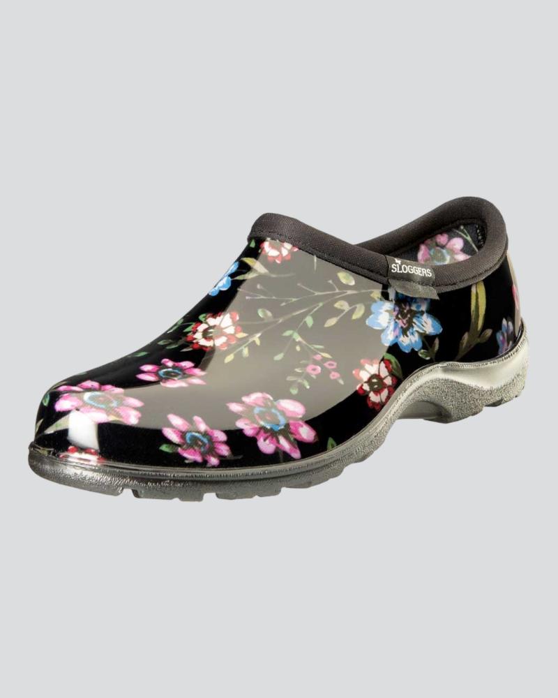 Garden Shoe Ditsy Spring Black 6