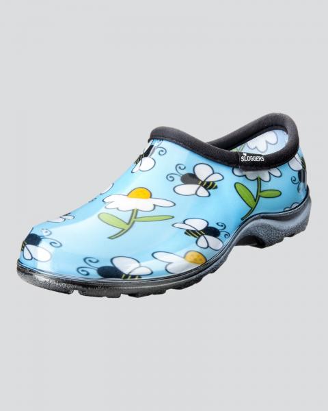 Garden Shoe Bee Blue 6