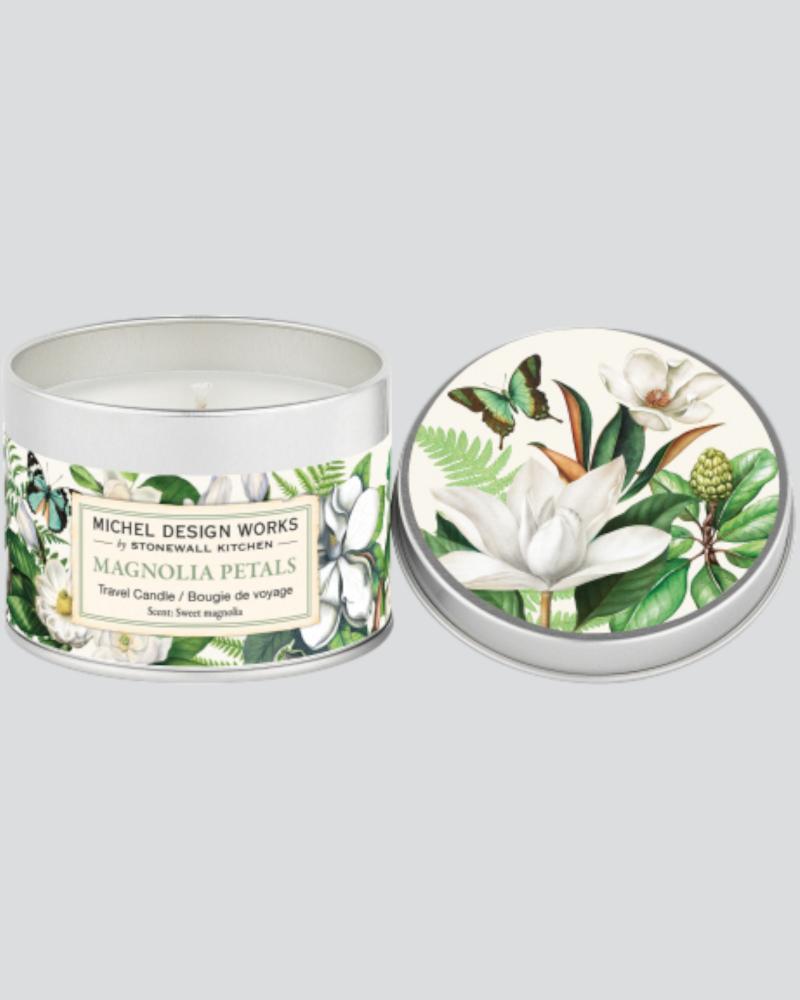 Magnolia Petals Travel Candle