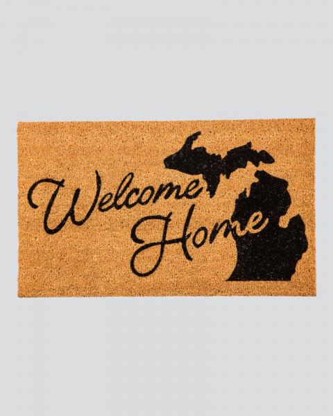 Coir Mat Welcome Michigan