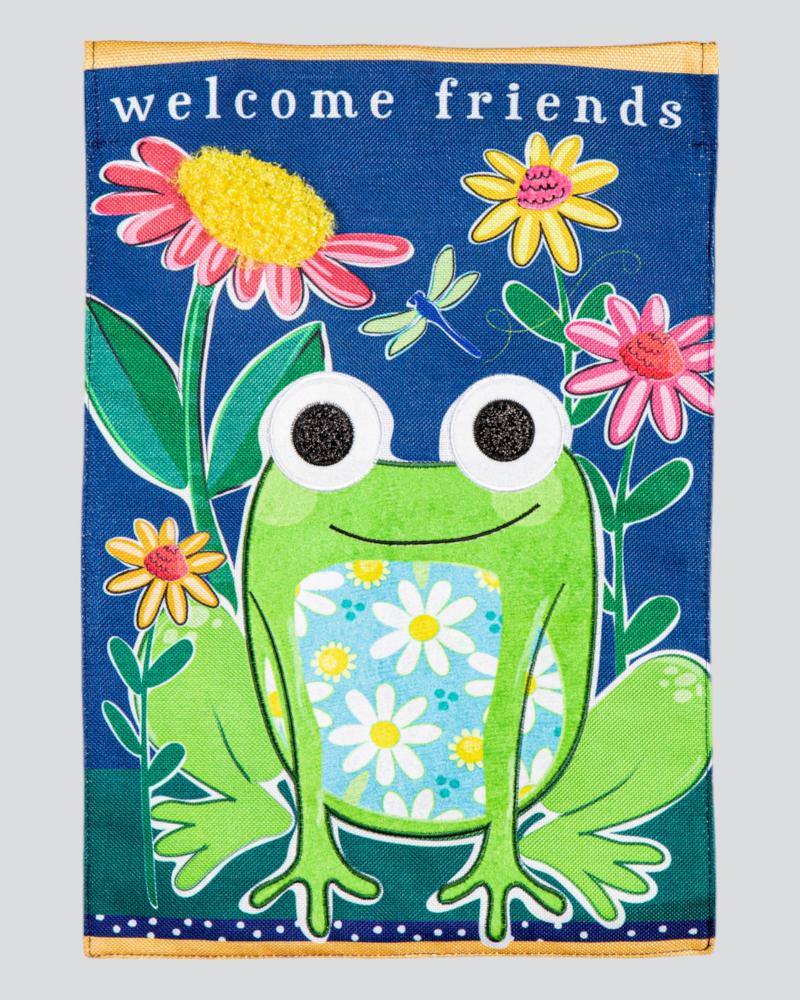 Garden Flag Welcome Friends