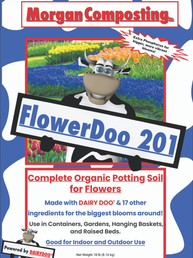 Dairy Doo Flower Doo 201 - Organic Potting Soil 1 Cubic Foot Bag