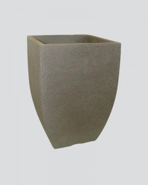 Japi 17" Stone Modern Square Pot