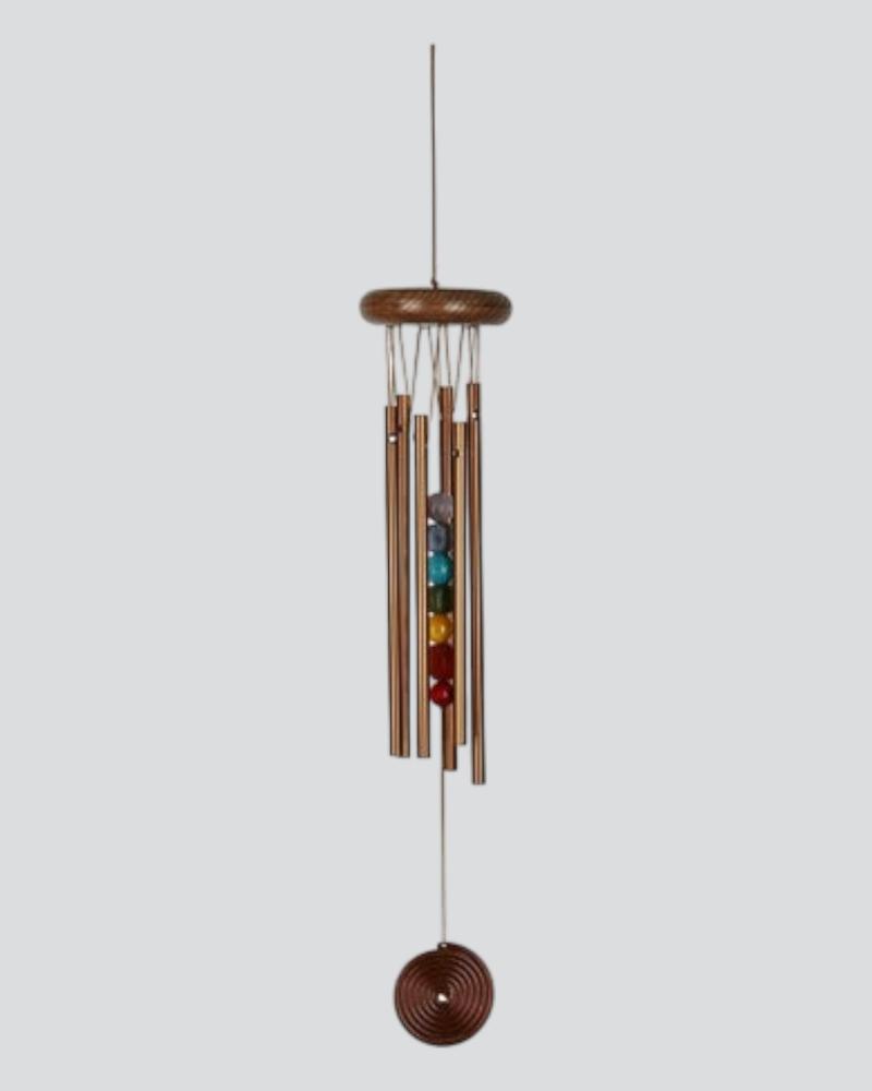 CHAKRA CHIMES 7 STONE BRONZE