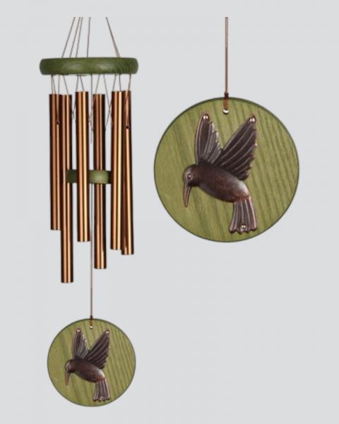 HABITATS CHIME HUMMINGBIRD GRN S