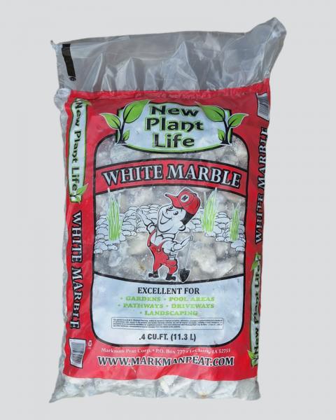 Bag of White Marble Rock .4 cubit foot