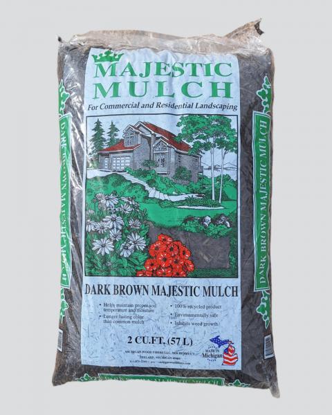 Majestic Mulch Dark Brown 2 Cubic Foot Bag